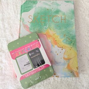 Sketching Kit with Multicolor Sketchbook